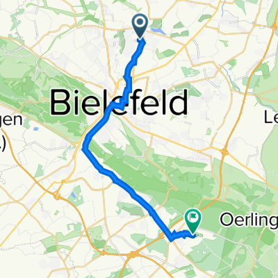 Weidebrink 15, Bielefeld nach Travestraße 21A, Bielefeld