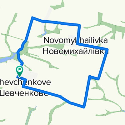 Толстого улица, Шевченкове до Толстого улица, Шевченкове