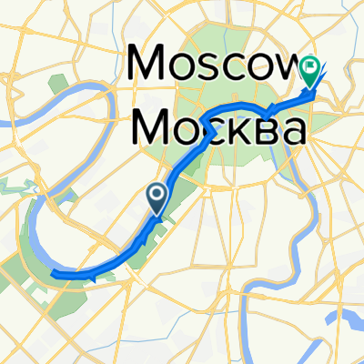 Пушкинская набережная, Москва до улица Земляной Вал, 48А, Москва