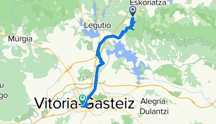 GI-627, 50–68, Leintz-Gatzaga to Calle de Don Santiago Ramón y Cajal, 5, Vitoria-Gasteiz