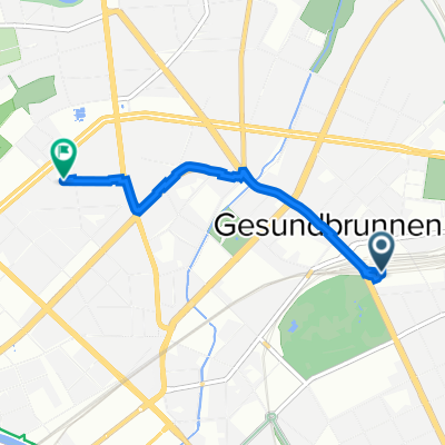 Brunnenstraße 107, Berlin nach Oudenarder Straße 16, Berlin