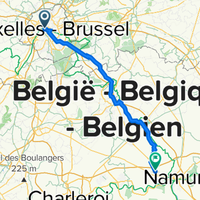 Rue Antoine Dansaert 18, Bruxelles to Avenue d'Ecolys 2, Namur