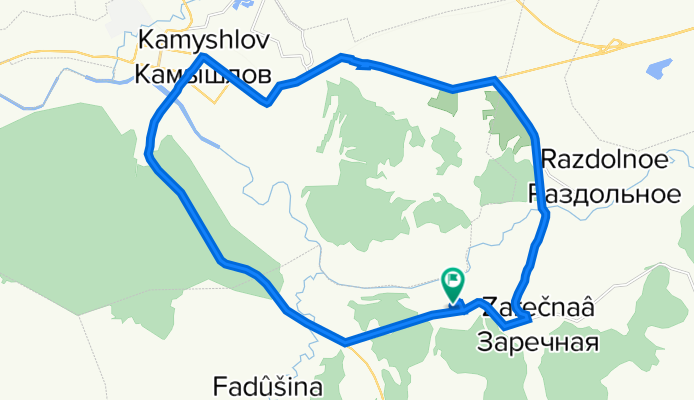 От Неизвестная дорога, Баранникова до Неизвестная дорога, Баранникова