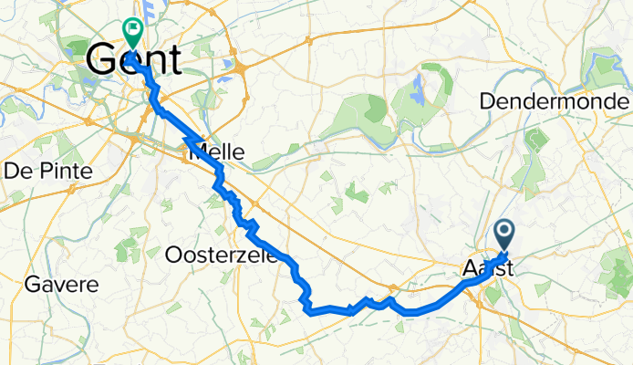 Mijlbekelaan 40, Aalst to Sluizeken 9, Gent