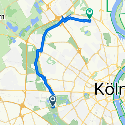 Dürener Straße, Cologne to Norddeicher Straße 22, Cologne