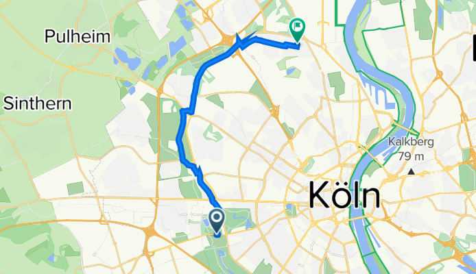 Dürener Straße, Cologne to Norddeicher Straße 22, Cologne