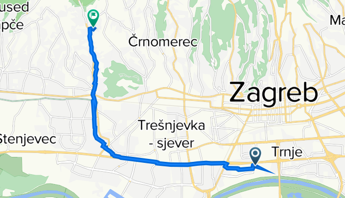 Slavonska avenija 6/2, Zagreb to Trdice ulica 5, Zagreb
