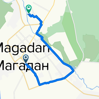 улица Гагарина, 10/31, Магадан до улица Шандора Шимича, 11/1, Магадан