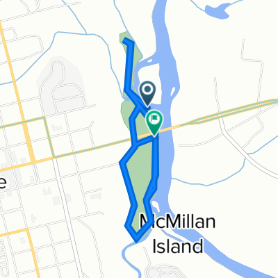 Milledgeville to Bobby Parham Bridge, Milledgeville