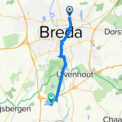 Antwerpenstraat 150, Breda naar Moerstraat 4–6, Galder