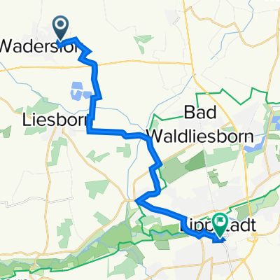 Faulunger Weg 7, Wadersloh nach Südertor 1, Lippstadt