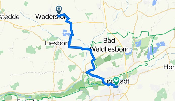 Faulunger Weg 7, Wadersloh nach Südertor 1, Lippstadt