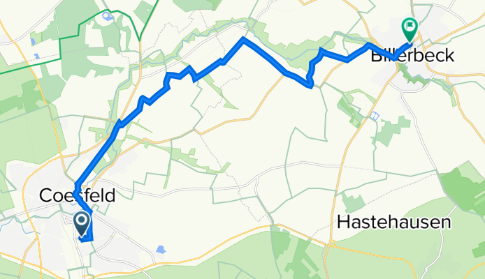 Zur alten Weberei 2A, Coesfeld nach Hagen 2, Billerbeck