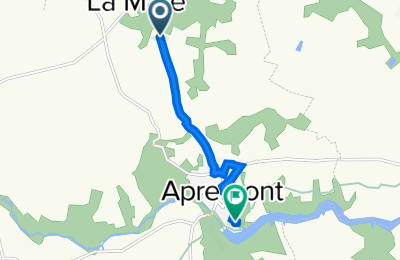 Route in der Bikemap App öffnen