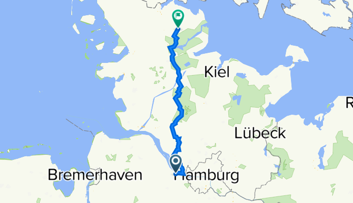 Ort 6, Mittelnkirchen nach Dorfstraße 20–22, Schnarup-Thumby