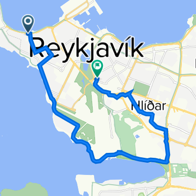 Keilugrandi 2, Reykjavík to Sóleyjargata 31, Reykjavík