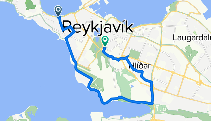 Keilugrandi 2, Reykjavík to Sóleyjargata 31, Reykjavík