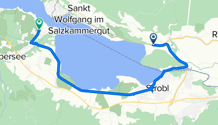 Schwarzenbach 25, St. Wolfgang im Salzkammergut nach Seestraße 103, Abersee