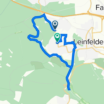 Teckstraße 33, Leinfelden-Echterdingen nach Büsnauer Straße 25/1, Leinfelden-Echterdingen