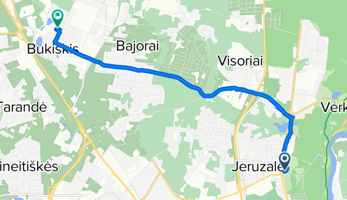 Kalvarijų gatvė 333, Vilnius to Guobų gatvė 3, Avižieniai