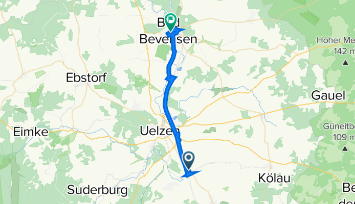 Esterholz 27, Wrestedt nach Bäckergang 7A, Bad Bevensen