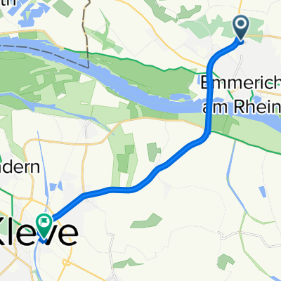 Frankenstraße 117, Emmerich am Rhein do Kalkarer Straße 1, Kleve