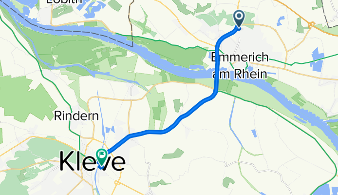 Frankenstraße 117, Emmerich am Rhein do Kalkarer Straße 1, Kleve