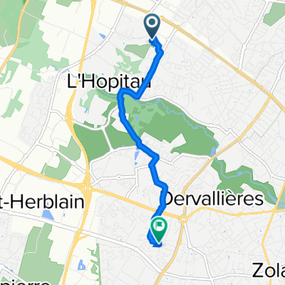 47.245° N -1.609° W à 47.218° N -1.608° W