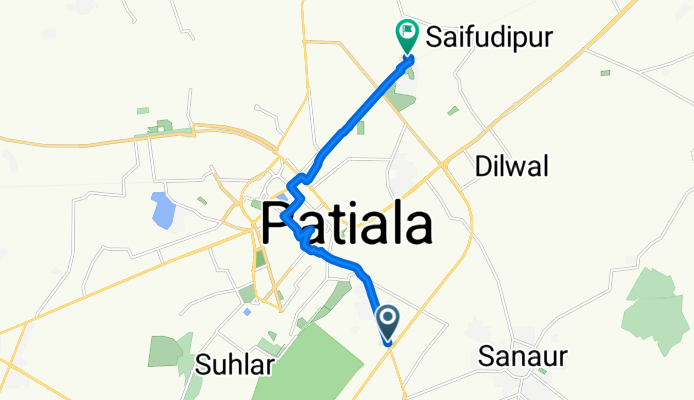 State Highway 9, Ghalori to Channi Kariyana Store, Patiala