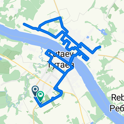 Комсомольская улица, 142, Тутаев до улица В.В.Терешковой, 15, Тутаев