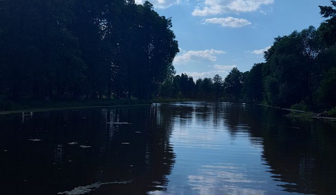 Foto 1 der Bikemap-Route "От Западная улица 13, Климовск до проспект 50 лет Октября 11а, Климовск"