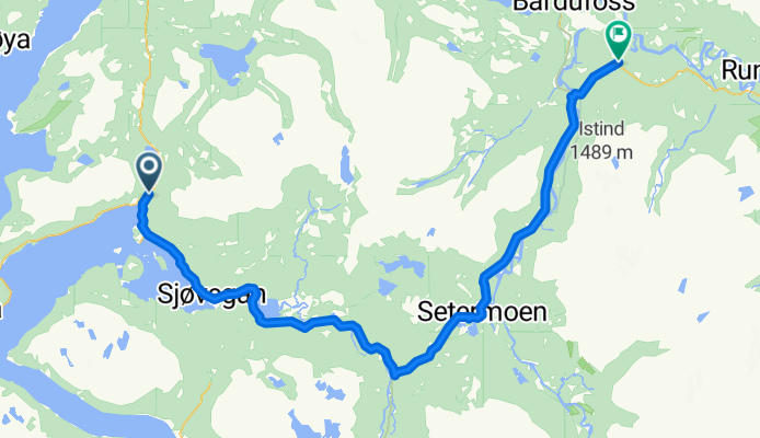 Sletta-Bardufoss über 851 u E6