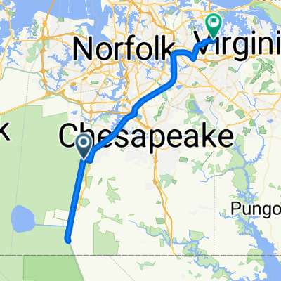 Dismal Swamp Canal Trail, Chesapeake to Saint Albans Street 4301, Virginia Beach