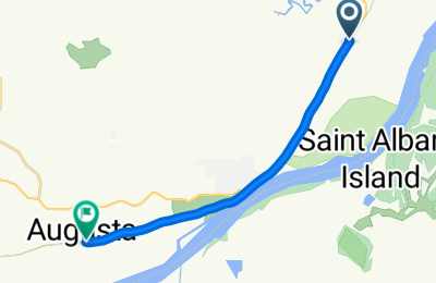 Route in der Bikemap App öffnen