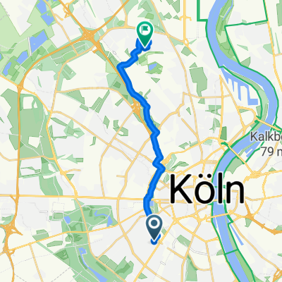 Arnulfstraße 31, Köln nach Graseggerstraße 105, Köln