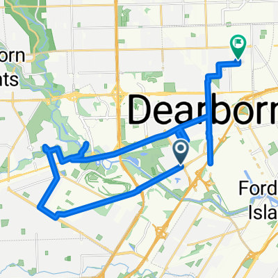3307 Greenfield Rd, Dearborn to 6601 Theisen St, Dearborn