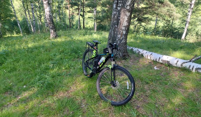 Photo 1 of the Bikemap route "тырганский парк. Поиск пруда"