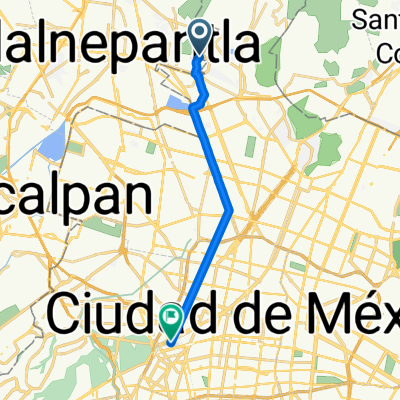 Avenida Benito Juárez 77, Tlalnepantla de Baz to Tokio 15, Ciudad de México