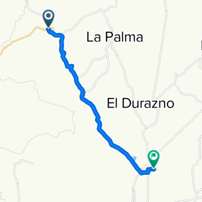Ruta desde Vía sin nombre, Puerto Dexthi