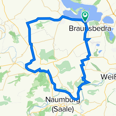 Unstrut/Saale - Braunsbedra nach Freyburg und rund zurück