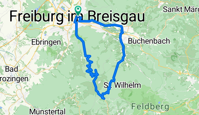 Freiburg - Schauinsland - Freiburg