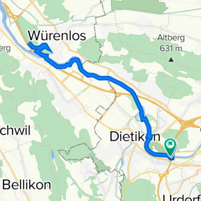 Westring-Zürich, Dietikon to Limmatweg, Dietikon