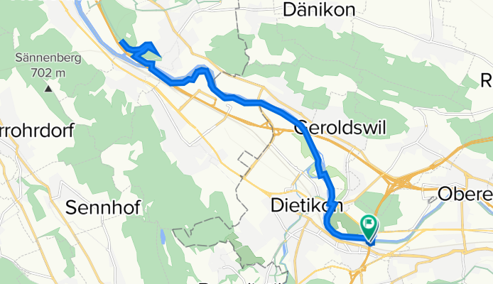Westring-Zürich, Dietikon to Limmatweg, Dietikon