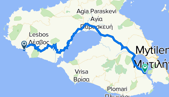 Eresos-antissa, Skala Eresoy to Gera, Chalatses