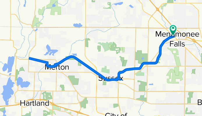 Saint Francis Drive, Menomonee Falls to Saint Francis Drive W173N9170, Menomonee Falls