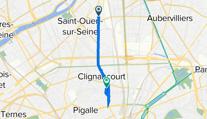 36 Boulevard Ornano, Saint-Denis à 85 Rue de Clignancourt, Paris