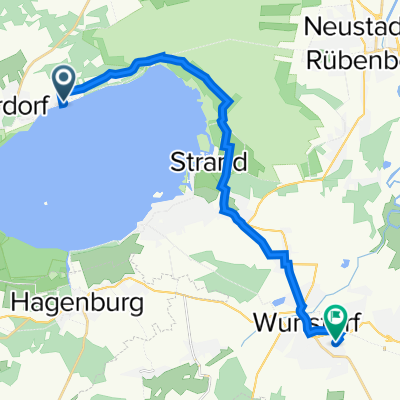 Uferweg 11, Neustadt am Rübenberge nach Am Zementwerk 19, Wunstorf