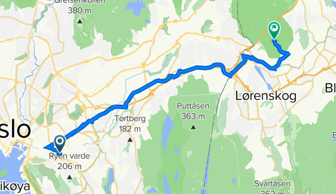 Freserveien 8–14, Oslo to Skjetten