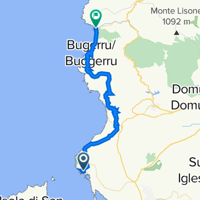 3A. ​Portovesme to Portixeddu