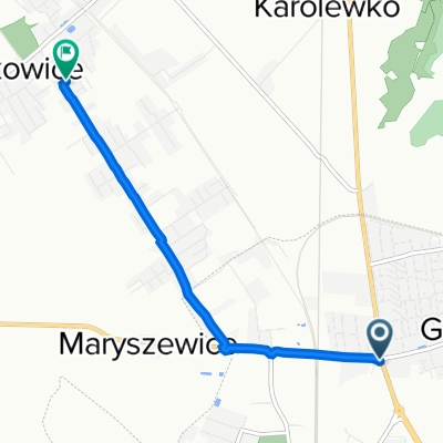 Rondo Gronowo, Leszno do Działkowa 1, Wilkowice